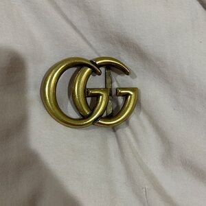 Gold GG Logo Buckle
